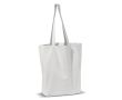 Sac en coton canvas, longues anses, plusieurs couleurs, 250 g/m² couleur blanc
