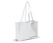 Sac de courses fabriqué en matériau recyclé RPET, 110 g/m² couleur blanc