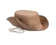 Chapeau de safari 100% coton avec visière ajustable et cordon assorti couleur beige
