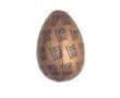 Chocolat au lait en forme d'œuf avec emballage individuel 30g couleur bronze