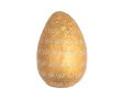 Chocolat au lait en forme d'œuf avec emballage individuel 30g couleur doré