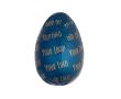 Chocolat au lait en forme d'œuf avec emballage individuel 30g couleur bleu