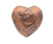 Chocolat en forme de cœur avec emballage individuel personnalisable 5g couleur bronze