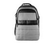 Sac à dos matelassé en RPET pour ordinateur et bande pour valise 15'' couleur gris