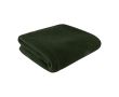 Plaid en polyester recyclé fabriqué en UE 110 x 150 cm 290 g/m2 couleur vert