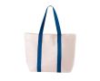Sac en coton avec poche et fermeture magnétique 280 g/m² Eco Beach couleur bleu marine