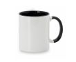 Tasse en céramique avec anse et intérieur coloré, 350 ml Sublim Color couleur noir