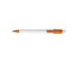 Stylo avec clip et embout de couleur couleur orange