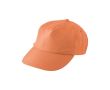 Casquette RPET avec fermeture à boucle couleur orange