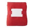 Couverture touché peau de mouton couleur rouge