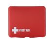 Trousse de secours en plastique rouge couleur rouge