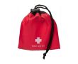 Trousse de secours d'entreprise en sac couleur rouge