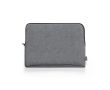 Housse en RPET pour ordinateur avec intérieur entièrement rembourré couleur gris