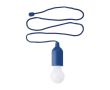 Ampoule LED personnalisable de couleur avec corde suspendue assortie couleur bleu