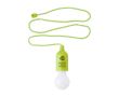 Ampoule LED personnalisable de couleur avec corde suspendue assortie couleur vert clair