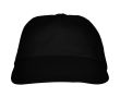 Casquette à 5 panneaux avec bande anti-transpiration 165 g/m² couleur noir