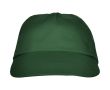 Casquette à 5 panneaux avec bande anti-transpiration 165 g/m² couleur vert foncé