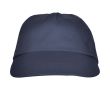 Casquette à 5 panneaux avec bande anti-transpiration 165 g/m² couleur bleu marine