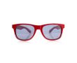 Lunettes de soleil pour enfant en différents coloris avec verres noirs couleur rouge