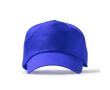 Casquette à 5 panneaux en coton avec œillets de ventilation 170 g/m² couleur bleu roi