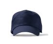 Casquette à 5 panneaux en coton avec œillets de ventilation 170 g/m² couleur bleu marine