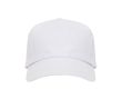 Casquette en coton avec velcro ajustable et œillets de ventilation couleur blanc