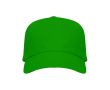 Casquette en coton avec velcro ajustable et œillets de ventilation couleur vert