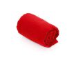 Serviette de sport en microfibre avec sac de transport 138x72 cm couleur rouge