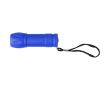 Lampe torche COB personnalisable avec dragonne assortie couleur bleu