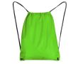 Sac à cordon en polyester 210D avec œillets métalliques couleur vert clair