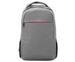 Sac à dos en polyester chiné avec compartiment pour ordinateur couleur gris