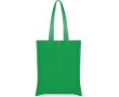 Sac non-tissé avec longues anses thermoscellées et résistance 6kg couleur vert pastel