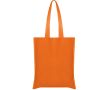 Sac non-tissé avec longues anses thermoscellées et résistance 6kg couleur orange