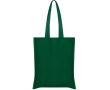 Sac non-tissé avec longues anses thermoscellées et résistance 6kg couleur vert bouteille