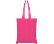 Sac non-tissé avec longues anses thermoscellées et résistance 6kg couleur rose