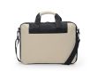 Sacoche pour ordinateur portable matelassée en polyester couleur naturel