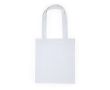 Tote bag en coton avec de longues poignées dans plusieurs couleurs couleur blanc
