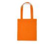 Tote bag en coton avec de longues poignées dans plusieurs couleurs couleur orange