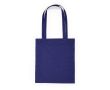 Tote bag en coton avec de longues poignées dans plusieurs couleurs couleur bleu marine