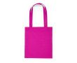 Tote bag en coton avec de longues poignées dans plusieurs couleurs couleur rose