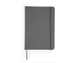 Bloc-notes avec couverture rigide et marque-page A5 pages lisses couleur gris