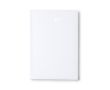 Agenda A5 en cuir synthétique matelassé, vue journalière couleur blanc
