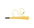 Corne en plastique avec cordon assorti, idéale pour les événements couleur jaune