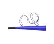 Corne en plastique avec cordon assorti, idéale pour les événements couleur bleu ultramarine