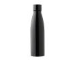 Bouteille en acier inoxydable avec bouchon à vis assorti 500ml couleur noir
