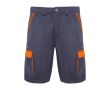 Bermuda de travail en polyester et coton 250 g/m² Roly Tahoe  couleur orange