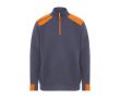 Pull de travail en coton et polyester 280 g/m² Roly Maverick  couleur orange