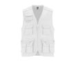 Gilet de travail multi-poches 200 g/m² Roly Venera  couleur blanc