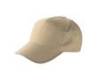 Casquettes 5 panneaux en coton avec fermeture velcro ClearLine couleur kaki