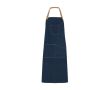Tablier de travail long en coton 250 g/m² Roly Batali couleur bleu jean